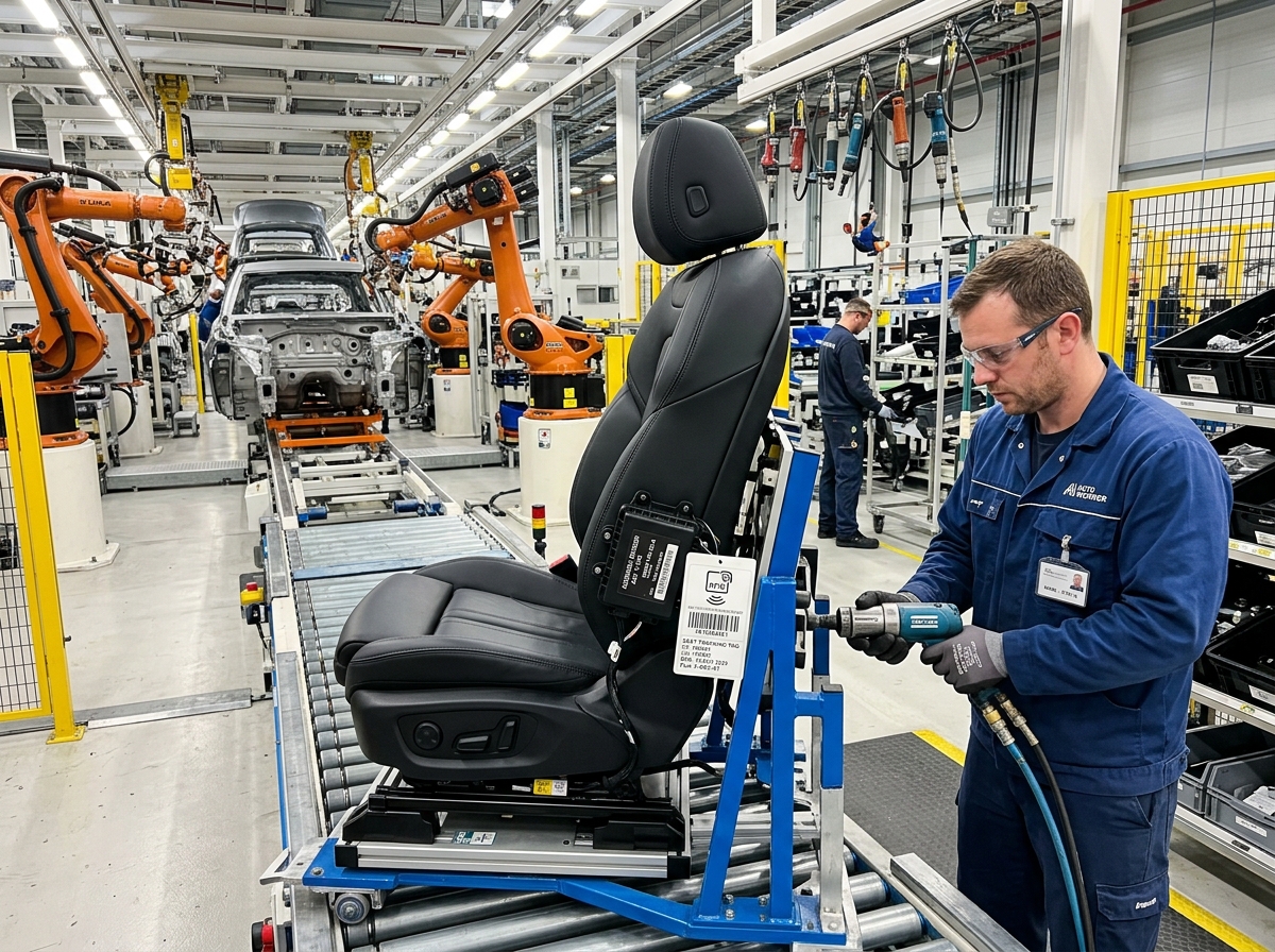 Automotive Interior Seating Assembly Line Traceability