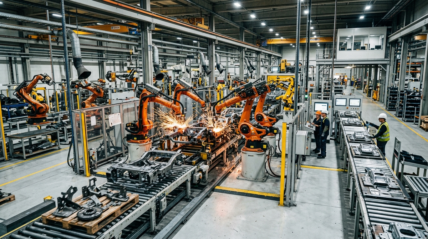Automated discrete manufacturing customer facility