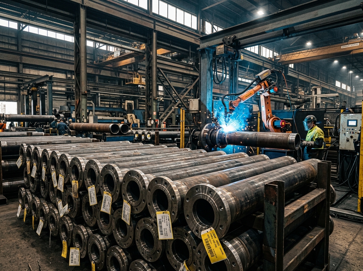 Industrial Manufacturing Facility with Automated Traceability