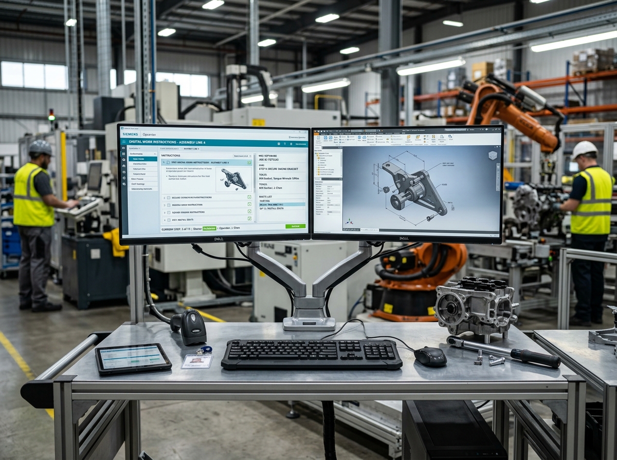 Industrial PC Workstation interface