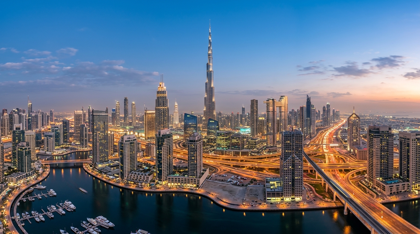 Dubai UAE MEA Skyline