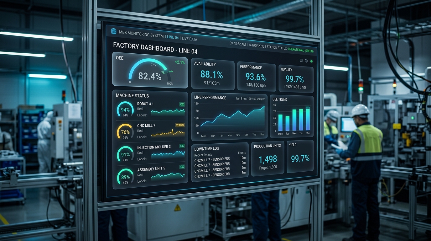 byteFACTORY Monitor Level Dashboard